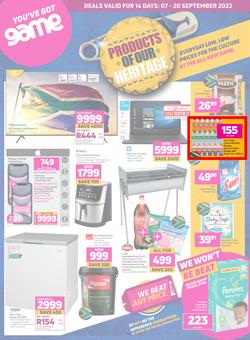 Game : Products Of Our Heritage (07 September - 20 September 2022), page 1