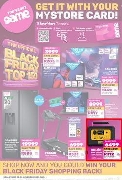 Game RCS : Win Your Black Friday Shopping Back (22 November - 28 November 2023), page 1