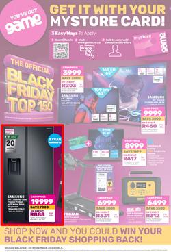 Game RCS : Win Your Black Friday Shopping Back (22 November - 28 November 2023), page 1