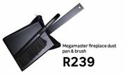 Megamaster Firplace Dust Pan & Brush