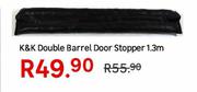 K&K Double Barrel Door Stopper 1.3m