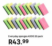 Addis 20 Pack Everyday Sponges