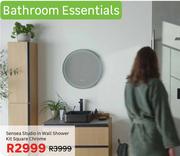 Sensea Studio In Wall Shower Kit Square Chrome