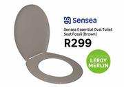 Sensea Essential Oval Toilet Seat Fossil Brown