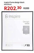 Inspire Frame Design Black 40 x 50cm