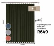 Inspire Kalpe Curtain Forest gtht 200 x 280cm