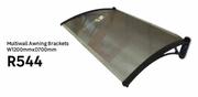 Multiwall Awning Brackets-W1200mm X D700mm