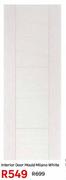 Interior Door Mould Milano White