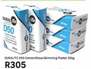 Duralite D50 Cementitious Skimming Plaster-35kg