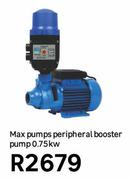 Max Pumps Peripheral Booster Pump 0.75kw