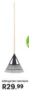 Addis Garden Rake Black
