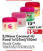 Easy Waves Coconut Hair/Food-1 x 125ml/150ml