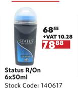 Status R/On-6 x 50ml