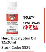 Herc. Eucalyptus Oil-12 x 20ml