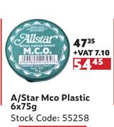 A/Star Mco Plastic-6 x 75g