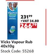 Vicks Vapour Rub-40 x 10g