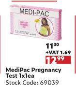 Medi Pac Pregnancy Test-1 x 1 Each