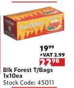 Blk Forest T/Bags-1 x 10 Each