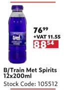 B/Train Met Spirits-12 x 200ml