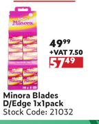 Minora Blades D/Edge-1 x 1 Pack