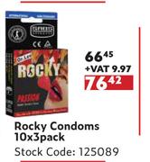 Rocky Condoms-10 x 3 Pack