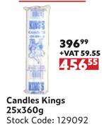 Candles Kings-25 x 360g