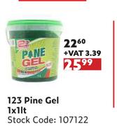123 Pine Gel-1 x 1Lt