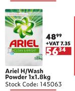 Ariel H/Wash Powder-1 x 1.8Kg