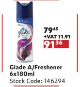 Glade A/Freshener-6 x 180ml