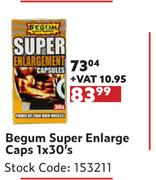 Begum Super Enlarge Caps-1 x 30's