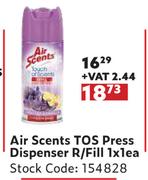 Air Scents TOS Press Dispenser Refill-Each