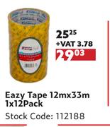 Eazy Tape 12mm x 33m-12 Pack