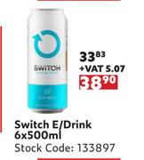 Switch Energy Drink-6 x 500ml