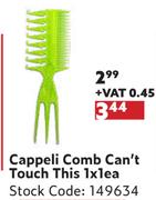 Cappeli Comb Can't Touch This-1 x 1 Each