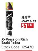 X-Pression Rich Braid-1 x 1 Each