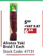 Afrotex Yaki Braid-1 Each