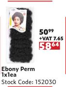 Ebony Perm-1 x 1 Each