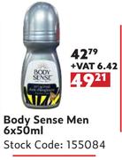 Body Sense Men-6 x 50ml