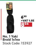 No.1 Yaki Braid-1 x 1 Each