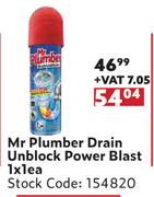 Mr Plumber Drain Unblock Power Blast-Each