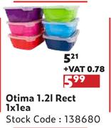 Otima 1.2L Rect-1 x 1 Each