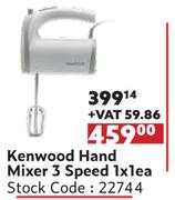 Kenwood Hand Mixer 3 Speed-1 x 1 Each