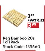 Peg Bamboo 20s-1 x 11 Pack