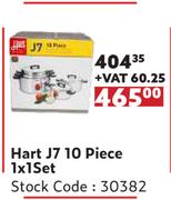 Hart J7 10 Piece-1 x 1 Set