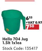 Hello 704 Jug 1.5L-1 x 1 Each