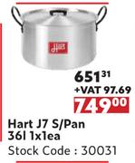 Hart J7 S/Pan 36L-1 x 1 Each