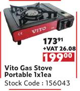 Vito Gas Stove Portable-1 x 1 Each