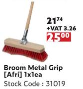 Broom Metal Grip (Afri)-1 x 1 Each