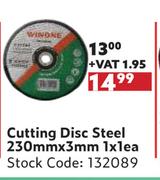 Cutting Disc Steel 230mm x 3mm-1 x 1 Each