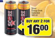 Score Energy Drink (selected)-2 x 500ml